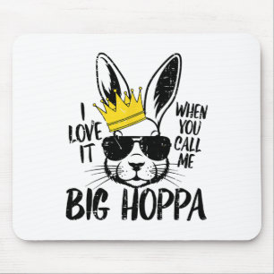 Häschen lieben es, wenn du mich großer Hoppa-Oster Mousepad