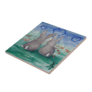 Häschen Lovin aceo Fliese