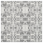 Häschen-Mandala-Muster Stoff (Muster)