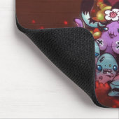 Häschen-Miezekatze-Mausunterlage 2 Mousepad (Ecke)