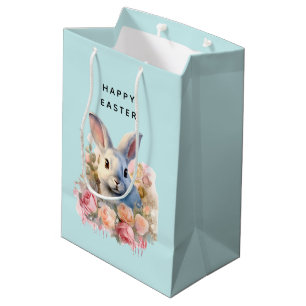 Häschen mit Rosenkranz Süßes Ostern Mittlere Geschenktüte