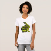 Häschen mit Zebra-Streifen T-Shirt (Vorne ganz)
