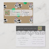 Häschen-Muster Visitenkarte (Vorne/Hinten)