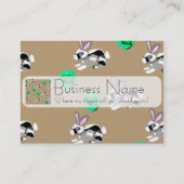 Häschen-Muster Visitenkarte (Vorderseite)