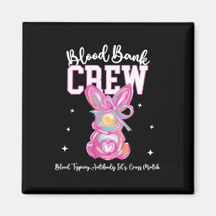 Häschen-Ostern-Blut-Bynk-Crew Medizinischer Labort Magnet