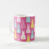 Häschen-Ostern-Muster Kaffeetasse (Vorderseite Links)
