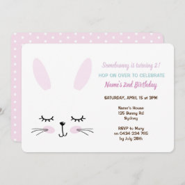Häschen-Party Einladung, Osterhase Einladung