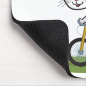 Häschen-Radfahrer Mousepad (Ecke)