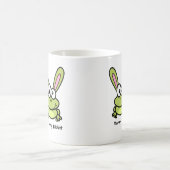 Häschen Ribbit - Kaninchen-Frosch Kaffeetasse (Mittel)