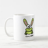 Häschen Ribbit - Kaninchen-Frosch Kaffeetasse (Links)