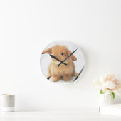 Häschen Runde Wanduhr (Zuhause)
