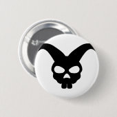 Häschen-Schädel Button (Vorne & Hinten)
