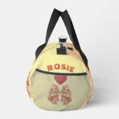 Häschen-Schulmädchen Duffle Bag (Rechts)