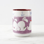 Häschen simsen Tasse (Rosa) (Mittel)