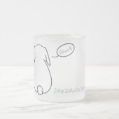 Häschen Stewie hintere Grunzen-Tasse Mattglastasse (Mittel)