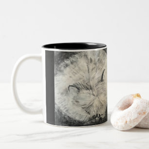 Häschen-Tasse Zweifarbige Tasse