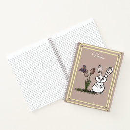 Häschen & Tulpen Notizbuch