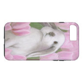 Häschen u. Tulpen Case-Mate iPhone Hülle (Rückseite (Horizontal))