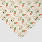 Häschen-und Karotten-Ostern-Muster Seidenpapier (Ausschnitt)