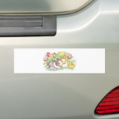 Häschen und Küken Autoaufkleber (Auf Auto)