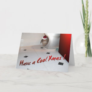 Häschen-Weihnachtskarte 4 Feiertagskarte