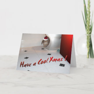 Häschen-Weihnachtskarte 4 Feiertagskarte