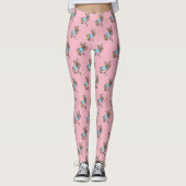 Häschengolfspieler Leggings (Vorderseite)
