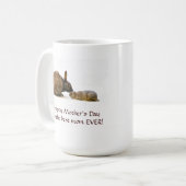 Häschenmutter u. Baby - Tassen (Vorderseite Links)