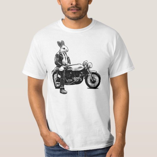 Häschenradfahrer T-Shirt (Vorderseite)