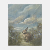 Häschenstraße Fleecedecke (Vorderseite)