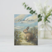 Häschenweg OSTERN Postkarte (Stehend Vorderseite)