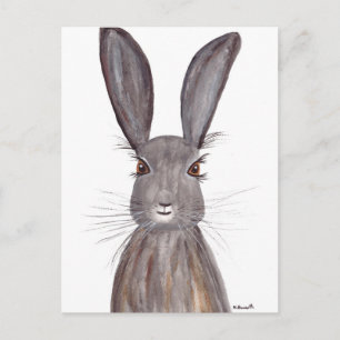 Hase Aquarell-Hasen-Kunst Postkarte