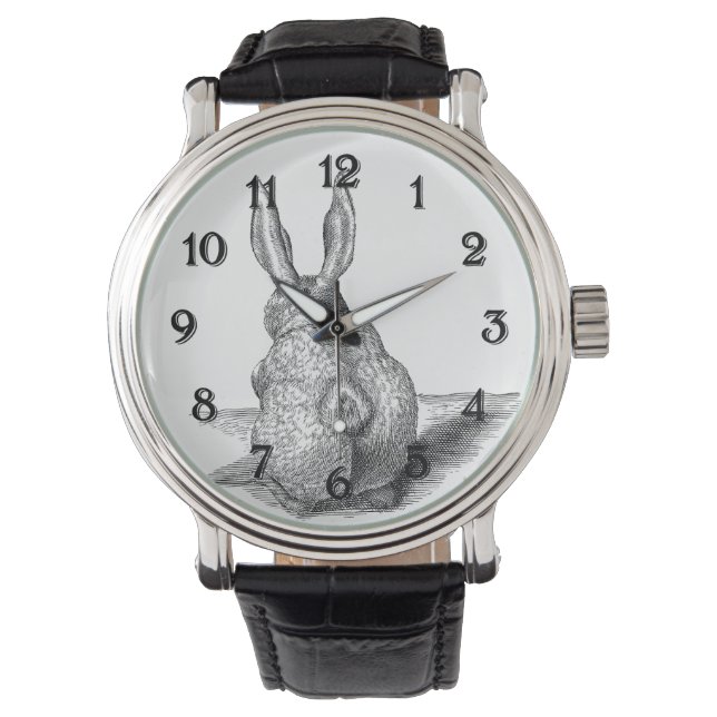 Hase Armbanduhr (Vorderseite)