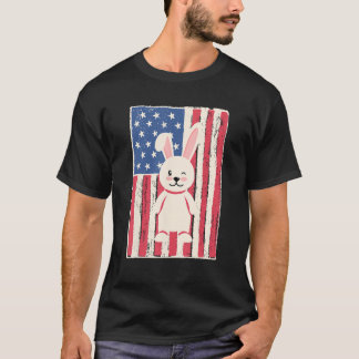 Hase für weibliche Geschenke bunnies amerikanische T-Shirt