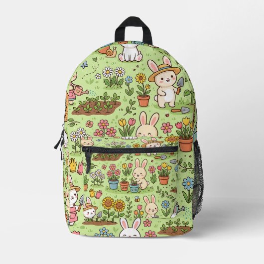 Hase Gießkanne Rucksack – Gartenfreude (Vorderseite)
