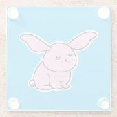 Hase Glasuntersetzer (Rückseite)