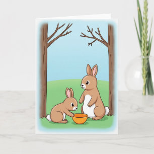 Hase Grußkarte zum Teilen Karte