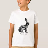 Hase-Illustration T-Shirt (Vorderseite)