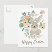 Hase im Busch Postkarte (Vorne/Hinten)