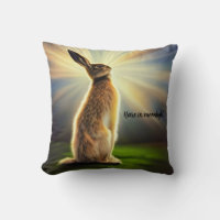 Hase im Mondschein! Bearbeitbarer Text