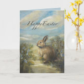 Hase Lane OSTERN 5 x 7" Karte (Gelbe Blume)