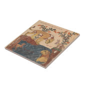 Hase Löwe Indische Renaissance Fabel Ce Fliese (Seite)