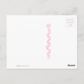 Hase mit Bugs Postkarte (Rückseite)