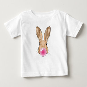 Hase mit Kaugummi Baby T-shirt