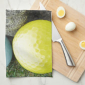 Hase mit rosa blaugelbem Ei Handtuch (Viertel Falte)