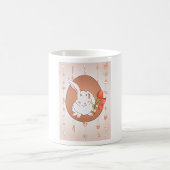 Hase mit Tulips Spring Holiday Rabbit Kaffeetasse