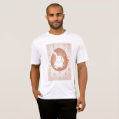 Hase mit Tulips Spring Holiday Rabbit T-Shirt (Vorne ganz)