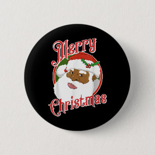 Hase mit Weihnachtspullover Xmas Kaninchen Weihnac Button
