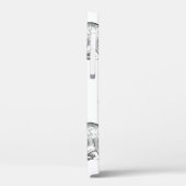 Hase oder Kaninchen. Nahtloses Muster mit Waldtier Case-Mate iPhone Hülle (Rückseite / Links)