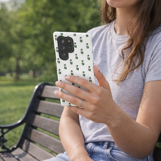 Hase Posaunen-Spieler grün Marching Band Muster Samsung Galaxy Hülle